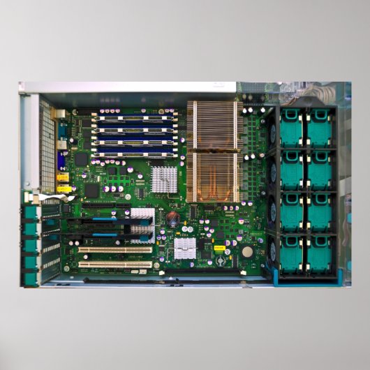 interne servercomputer poster (Voorkant)