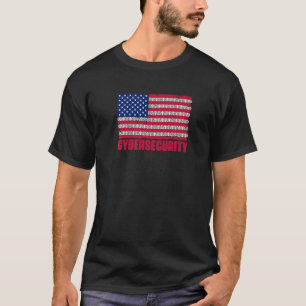 Internet Computer Programmer American Cyber Securi T-shirt