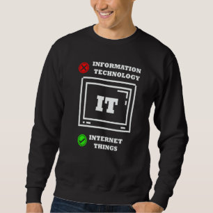 Internet Dingen Computerprogrammeur Technisch Onde Trui