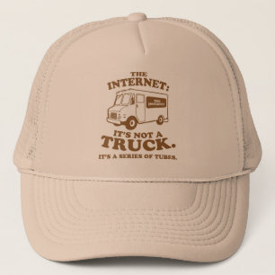 Internet is geen vrachtwagen. Het is een serie bui Trucker Pet