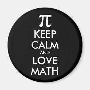 Internet meme BEHOUD CALM en VERLIES WISKUNDE Magneet