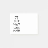 Internet meme BEHOUD CALM en VERLIES WISKUNDE Post-it® Notes (Voorkant)