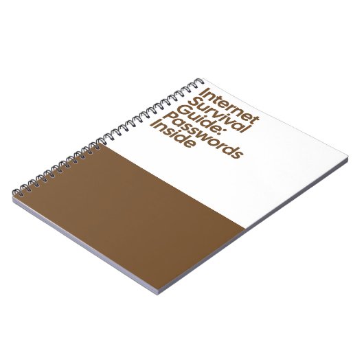 Internet Password Funny Notebook Notitieboek (Linkerzijde)