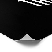 Internet pinda pun Dark BG Poster (Hoek)