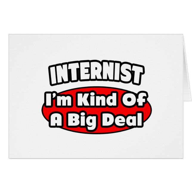 Internist...Big Deal (Voorkant Horizontaal)