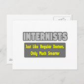 Internisten...slimmer Briefkaart (Voorkant / Achterkant)