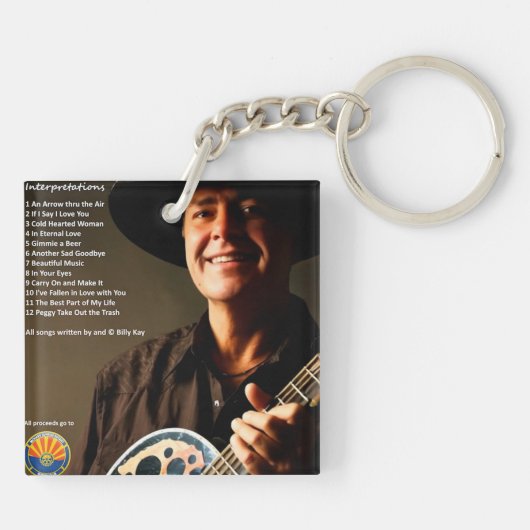 Interpretations Acrylic Keychains Sleutelhanger (Achterkant)