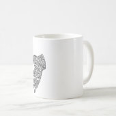 "Interprète" American Sign Language Mug  (Devant droit)