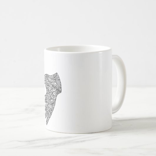 "Interprète" American Sign Language Mug (Devant droit)