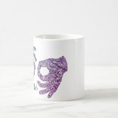 "Interprète" American Sign Language (Ombré) Mug  (Centre)