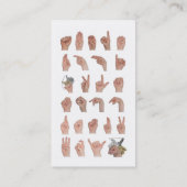 Interprète Carte de visite-4 (Dos)