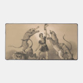 Interprète De Cirque Debout Parmi Les Animaux Vici (Recto)