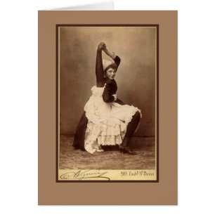 Interprète de cirque mixte sur cartes