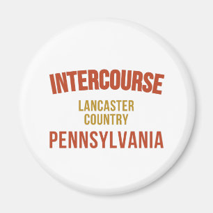 Interrace Pennsylvania Map, Lancaster Country Pa Magneet
