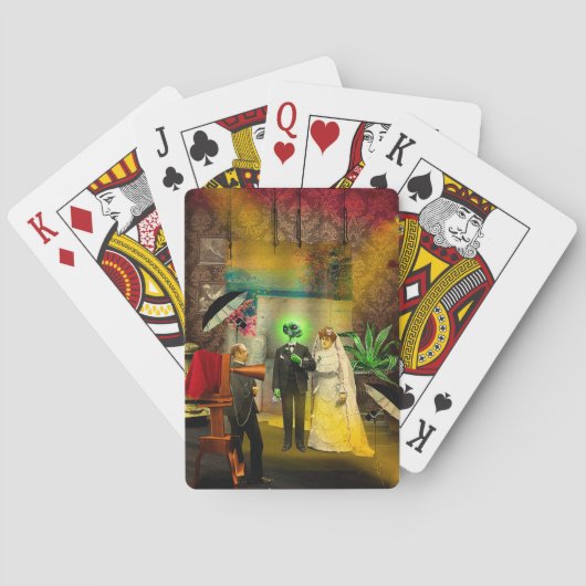 Interraciale liefde pokerkaarten (Achterkant)