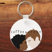 Interraciale liefde sleutelhanger (Voorkant)