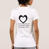 Interraciale liefde.... t-shirt (Achterkant)