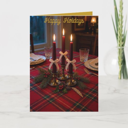 Interreligieuze kerstkaart kaart (Voorkant)