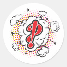 InterroBANG Ronde Sticker