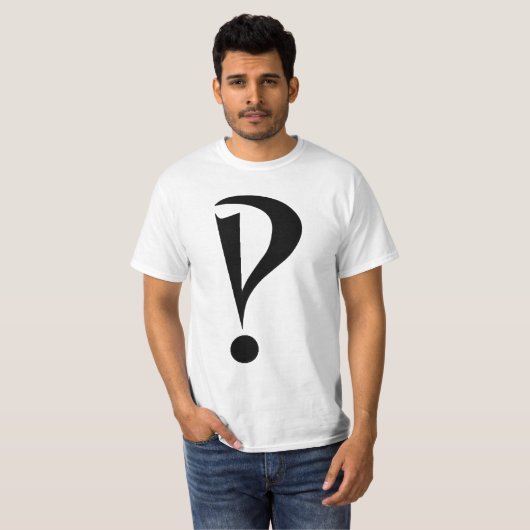 Interrobang T-shirt (Voorkant volledig)