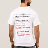 Interroge le T-shirt (Dos)