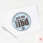 Interrogez-moi au sujet de mon autocollant d'IBD - (Enveloppe)