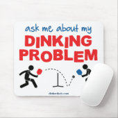 "Interrogez-moi tapis de souris au sujet de mon (Avec souris)