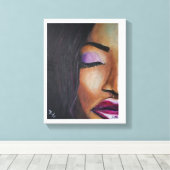 Interscopische Vrouw - Canvas Afdruk (Insitu (Houten vloer))