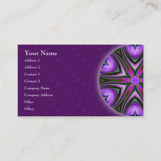Intersect Mandala Visitekaartje (Voorkant)
