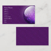 Intersectez le carte de visite de bijou de mandala (Devant / Derrière)