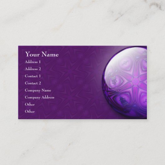 Intersectez le carte de visite de bijou de mandala (Devant)
