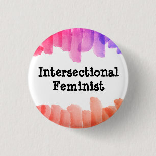 Intersectionele feministe ronde button 3,2 cm