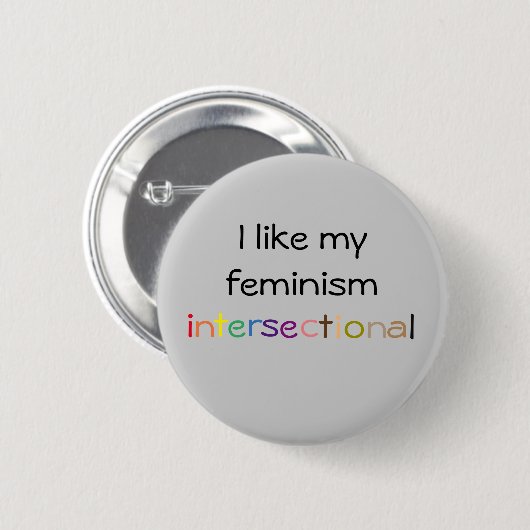 Intersectionele feministische Button (Voorkant /achterkant)