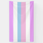 Intersekse trots strepen spandoek (Verticaal)