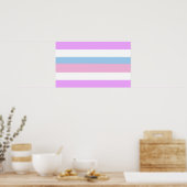 Intersekse vlag poster (Keuken)