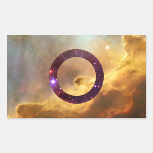 Intersex nebula flag stickers (Voorkant)