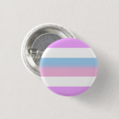 Intersex Pride Button (Stripes) (Voorkant /achterkant)