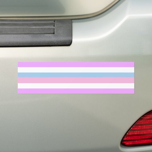 Intersex Pride Flag Bumpersticker (Op auto)