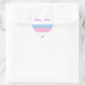 Intersex Pride Flag Hart Sticker (Tas)