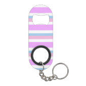 Intersex Pride Flag Sleutelhanger Flessenopener (Achterkant)