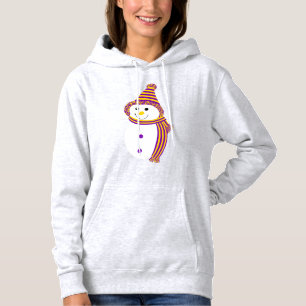 Intersex Pride Flag Snowman Snowperson Hoodie