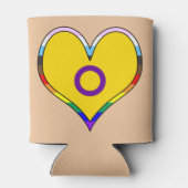 Intersex Pride Heart Koelbox Blikjeskoeler (Achterkant)