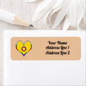 Intersex Pride Heart Label (Insitu)