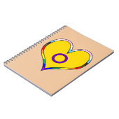 Intersex Pride Heart Notitieboek (Linkerzijde)