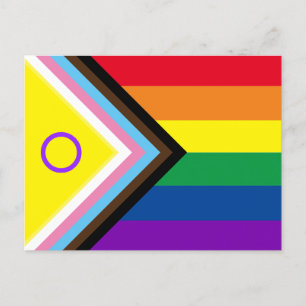 Intersex Progress Pride Flag Briefkaart