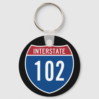 Interstaat 102 sleutelhanger