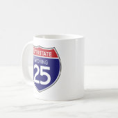 Interstate 25 dans la Mug du Wyoming (Devant gauche)