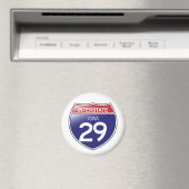 Interstate 29 Iowa Magnet (In Situ (Lave-vaisselle))
