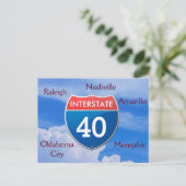 Interstate 40 - cartes postales (Debout devant)