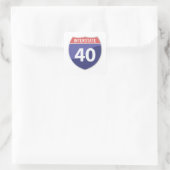 Interstate 40 (I-40) Road Trip Sticker (Tas)